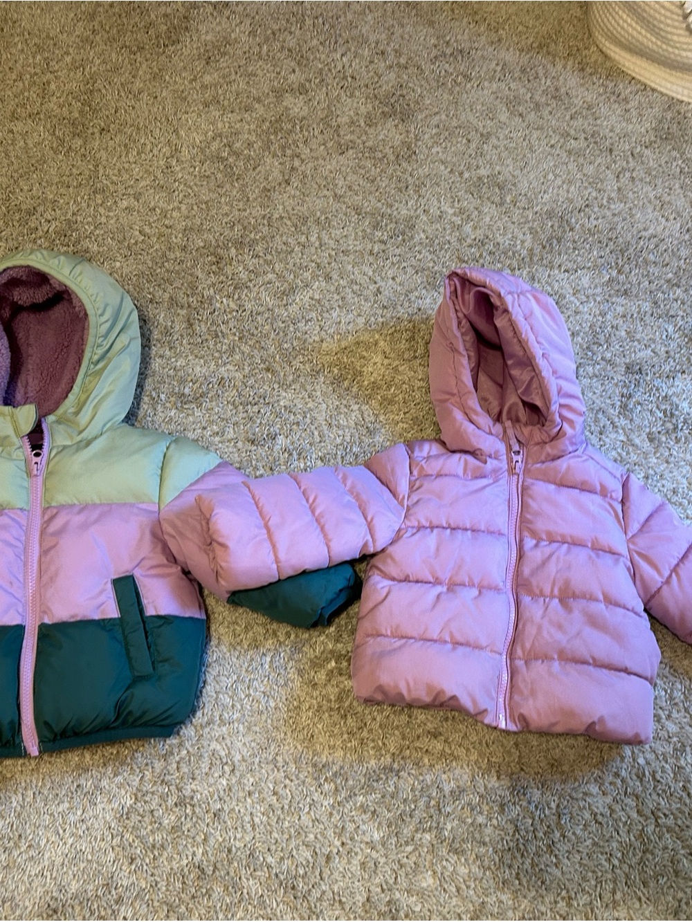 Toddler Girl Winter Jackets - Lot of 2